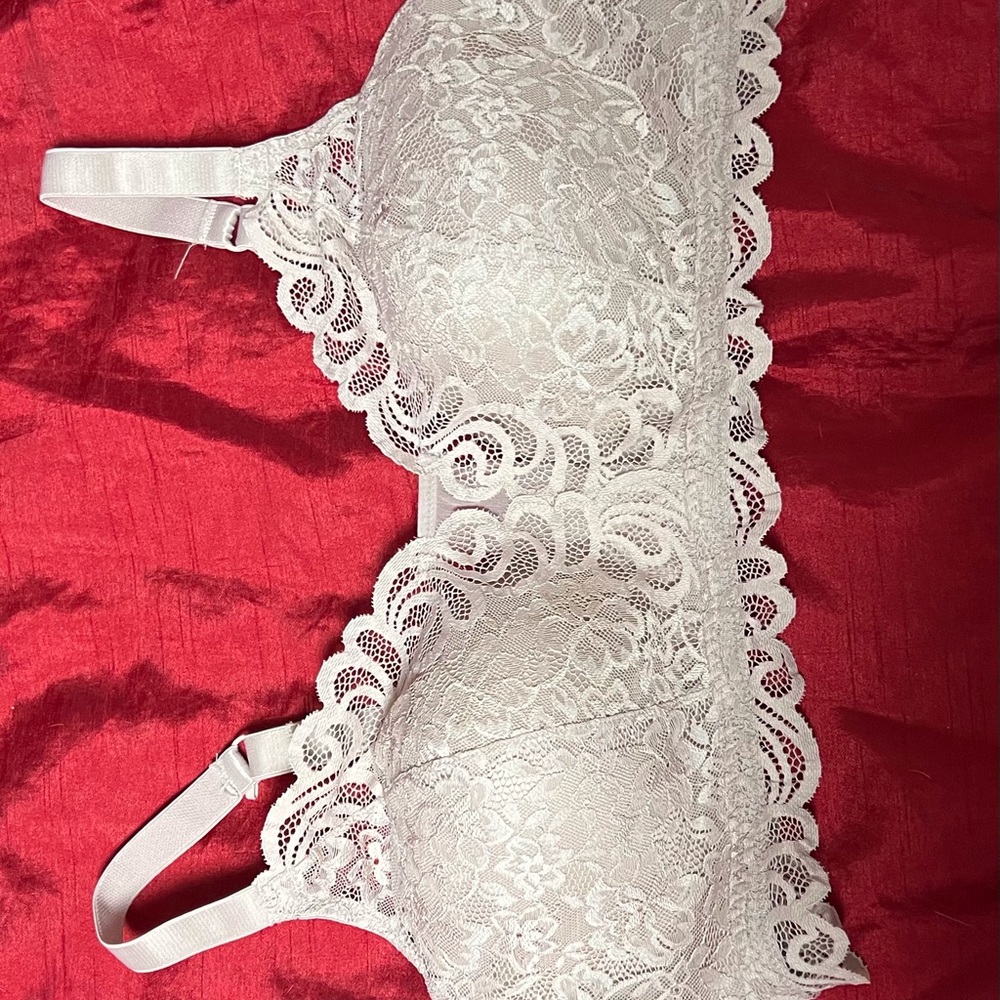 Bali Lace Desire Wirefree Bra XL Evening Blush RN15763 NWOT